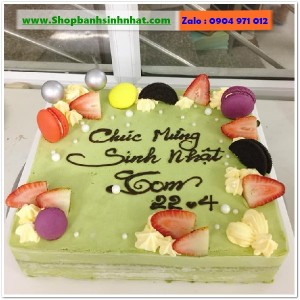 Bánh Sinh Nhật Trà Xanh - VL112